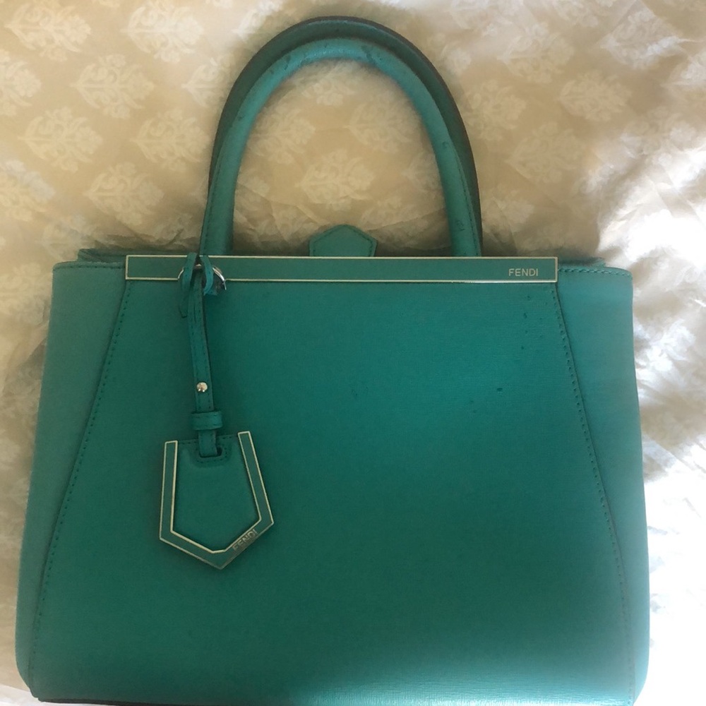 Blue Fendi bag